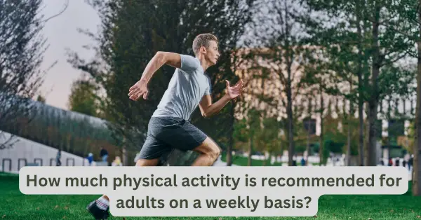 How much physical activity is recommended for adults on a weekly basis